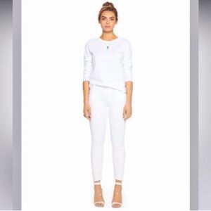 MOTHER LOOKER ANKLE FRAY Glass Slipper Jeans Size 31